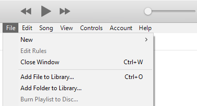 Add music file to library