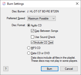 Burn the new playlist