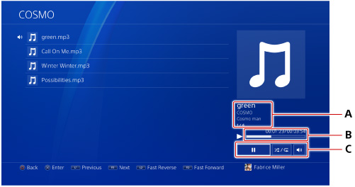 Play music from a USB flash drive on PS4/PS5