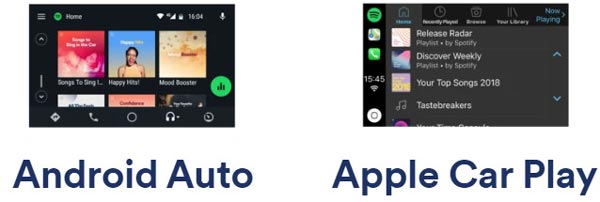 Apple CarPlay and Android Auto