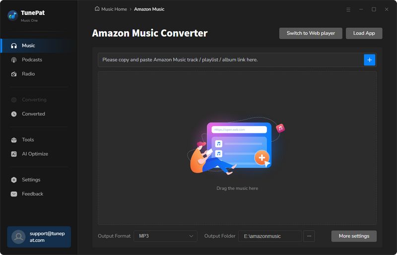 Amazon Music interface